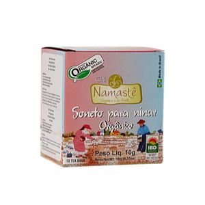 CHÁ SONETO PARA NINAR 10 SACHÊS 10g NAMASTÊ