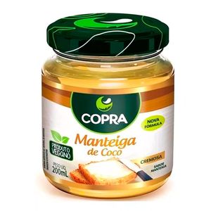 MANTEIGA DE COCO TRADICIONAL VIDRO 200ML COPRA