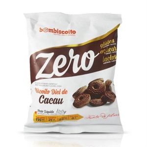 BISCOITO DIET CACAU ZERO LACTOSE 100g BOM BISCOITO