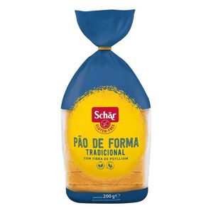 PÃO DE FORMA TRADICIONAL SEM GLÚTEN 200g SCHAR