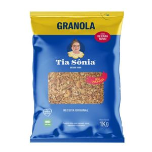 GRANOLA SEM UVA PASSA 1kg TIA SÔNIA