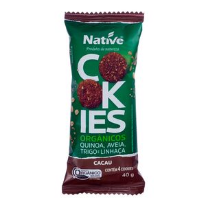 COOKIES ORGANICOS CACAU 40g NATIVE