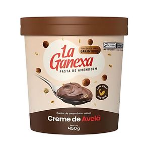 PASTA DE AMENDOIM COM AVELÃ 450g LA GANEXA