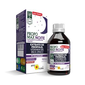 PROPOMAX NOITE VITAMINA B6, B12 E ZINCO 140ml APIS FLORA