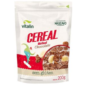 CEREAL MATINAL CHOCOLATE SEM GLÚTEN 200g VITALIN
