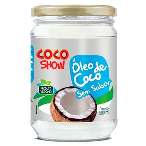 OLEO DE COCO SEM SABOR 500 ML COCO SHOW