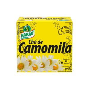 CHÁ DE CAMOMILA 10 SACHÊS 10g BARÃO