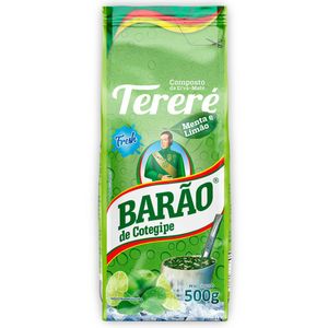 ERVA MATE TERERÉ SEM AÇÚCAR MENTA E LIMÃO FRESH 500g BARÃO