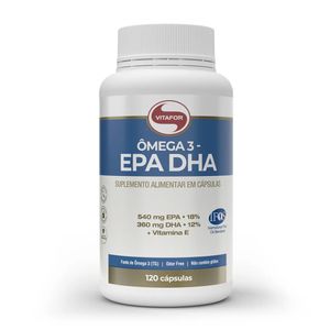 ÔMEGA 3 EPA 540mg DHA 360mg 1g 120 CÁPSULAS VITAFOR