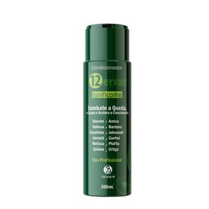 CONDICIONADOR TONIFICANTE 12 ERVAS 300ml TRIHAIR