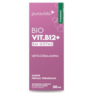B12 DROPS METILCOBALAMINA 20ml PURAVIDA