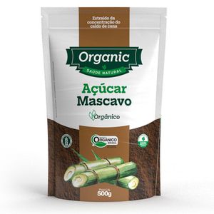 AÇÚCAR MASCAVO ORGÂNICO 500g SAÚDE NATURAL