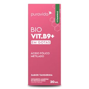 B9 DROPS ÁCIDO FÓLICO METILADO 20ml PURAVIDA
