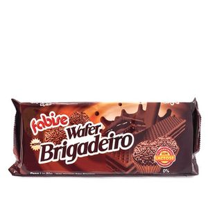 BISCOITO WAFER SABOR BRIGADEIRO 80g FABISE