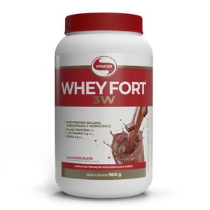 WHEY FORT 3W SABOR CHOCOLATE 900 GR VITAFOR