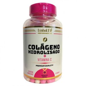 COLÁGENO HIDROLISADO+VITAMINA C 600mg 120 CÁPSULAS LINHO LEV
