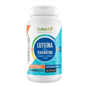 LUTEÍNA ZEAXANTINA 400mg 60 CÁPSULAS LINHO LEV
