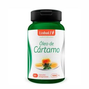 ÓLEO DE CÁRTAMO 1000mg 60 CÁPSULAS LINHO LEV