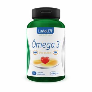 ÔMEGA 3 1000mg 120 CÁPSULAS LINHO LEV