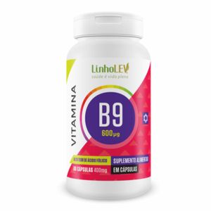 VITAMINA B9 400mg 60 CÁPSULAS LINHO LEV