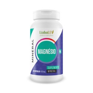 MAGNÉSIO PA 500mg 60 CÁPSULAS LINHO LEV