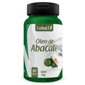 ÓLEO DE ABACATE 1000mg 60 CÁPSULAS LINHO LEV