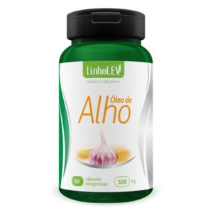 ÓLEO DE ALHO 500 mg 60 CÁPSULAS LINHO LEV