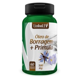 ÓLEO DE BORRAGEM PRÍMULA 1000mg 60 CÁPSULAS LINHO LEV