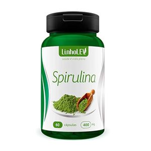 SPIRULINA 400mg 60 CÁPSULAS LINHO LEV
