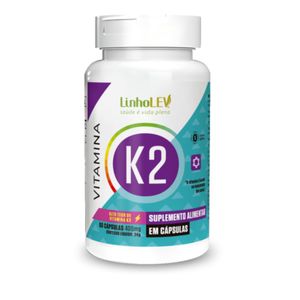 VITAMINA K2 400mg 60 CÁPSULAS LINHO LEV