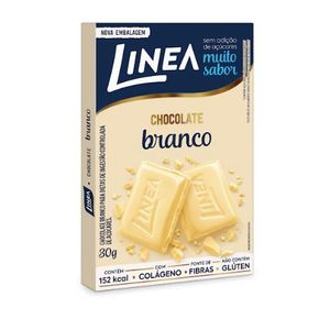 CHOCOLATE BRANCO ZERO AÇÚCAR 30g LINEA