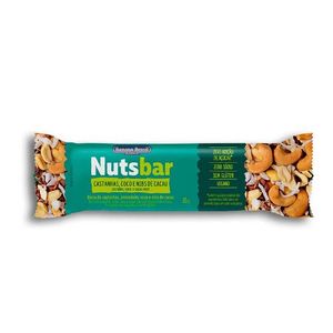 NUTS BAR CASTANHAS COCO E NIBS 25g  BANANA BRASIL
