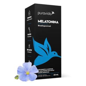 MELATONINA SABOR MARACUJÁ 20ml PURAVIDA