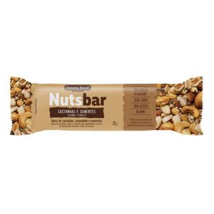 NUTS BAR CASTANHAS E SEMENTES 25g BANANA BRASIL