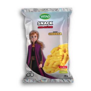 SNACK SEM GLÚTEN SABOR CHEDDAR DISNEY 30g VITAO
