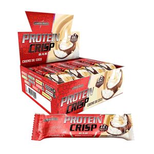 PROTEIN CRISP BAR SABOR CREME DE COCO 45g INTEGRALMEDICA