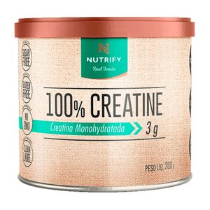 CREATINA MONOHIDRATADA 300g NUTRIFY