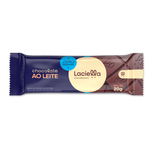 CHOCOLATE AO LEITE ZERO ACUCAR 20 GR LAC