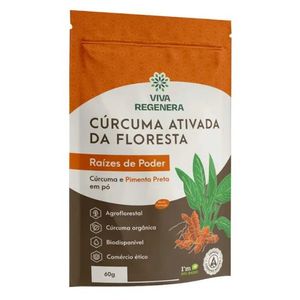 CÚRCUMA ATIVADA COM PIMENTA PRETA 60g VIVA REGENERA