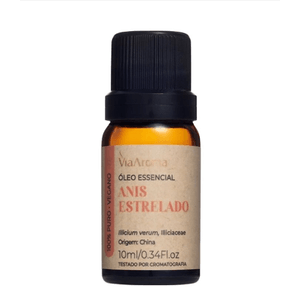 ÓLEO ESSENCIAL ANIS ESTRELADO 10ml VIA AROMA