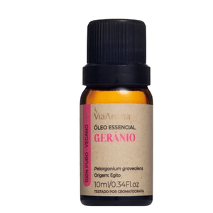 ÓLEO ESSENCIAL GERÂNIO ÁFRICA 10ml VIA AROMA