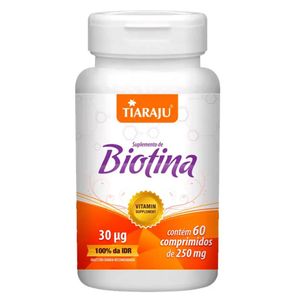 BIOTINA 250mg 60 CÁPSULAS TIARAJU