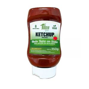 KETCHUP VEGANO ZERO SÓDIO ZERO AÇÚCAR 350g MRS TASTE