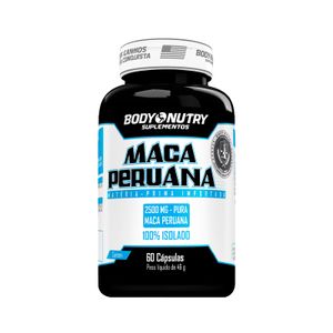 MACA PERUANA 2500mg 60 CÁPSULAS BODY NUTRY