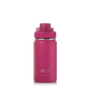 GARRAFA TÉRMICA EM INOX FUCSIA 350ml PACCO
