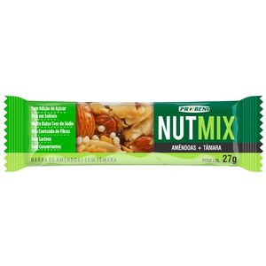 NUTMIX DIET SEM GLÚTEN AMÊNDOAS & TÂMARA 27g PROLEV