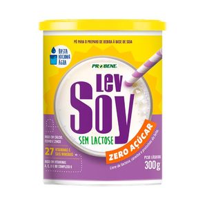 LEV SOY S LACTOSE ZERO ACUCAR 300g PRO