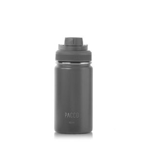 GARRAFA TÉRMICA EM INOX CINZA 350 ML PACCO
