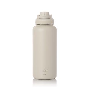 GARRAFA TÉRMICA EM INOX CREME 950ml PACCO
