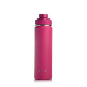 GARRAFA TÉRMICA EM INOX FUCSIA 650ml PACCO